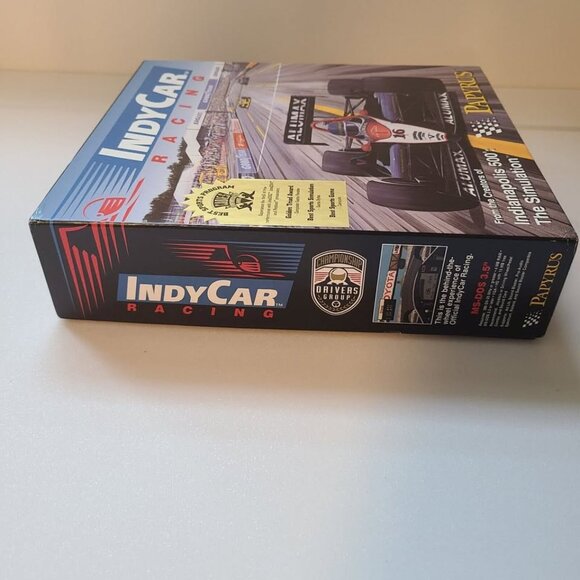 IBM PC INDYCAR RACING BIG BOX 3.5" MSDOS COMPUTER GAME 1993 VIRGIN - Picture 6 of 10